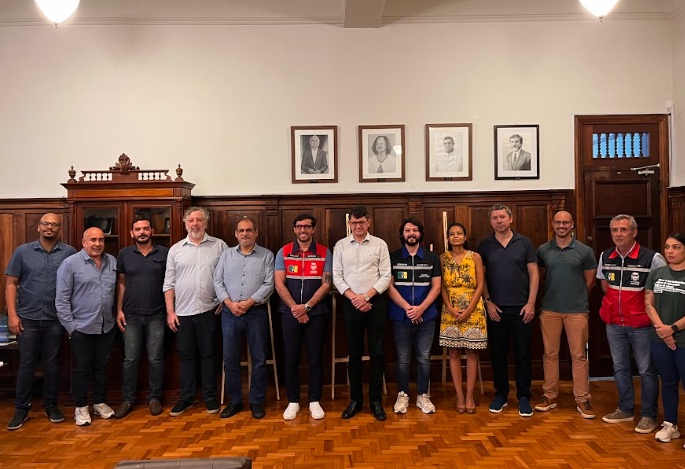 Reitoria da UFRRJ se reúne com prefeitura de Itaguaí para desenvolver diagnóstico da Orla de Coroa Grande
